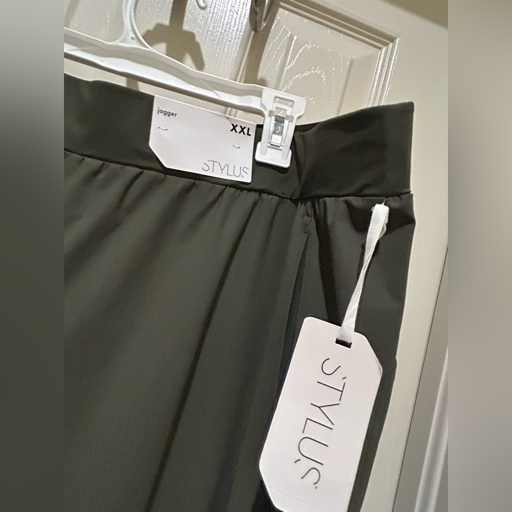 Stylus Olive Green Joggers NWT - Picture 3 of 7